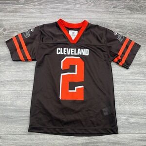 Johnny Manziel Jersey Youth Small 8 Cleveland Brown NFL Football Kids Boys Girls